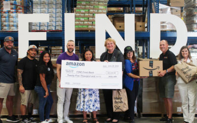 Amazon Partners with FIND Food Bank, donates $25,000