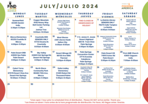 July FIND Calendar