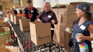 The Firebirds Give Back At Find Food Bank