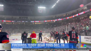 Firebirds to Host Annual Teddy Bear Toss and Food Drive Finale
