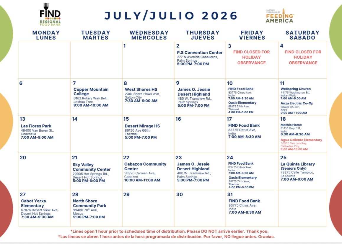 July Calendar